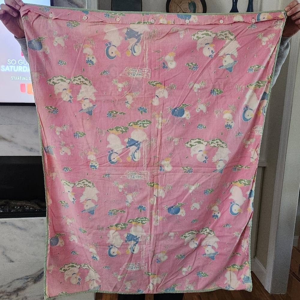 Vintage Crib Duvet Cover - Picture 3 of 12